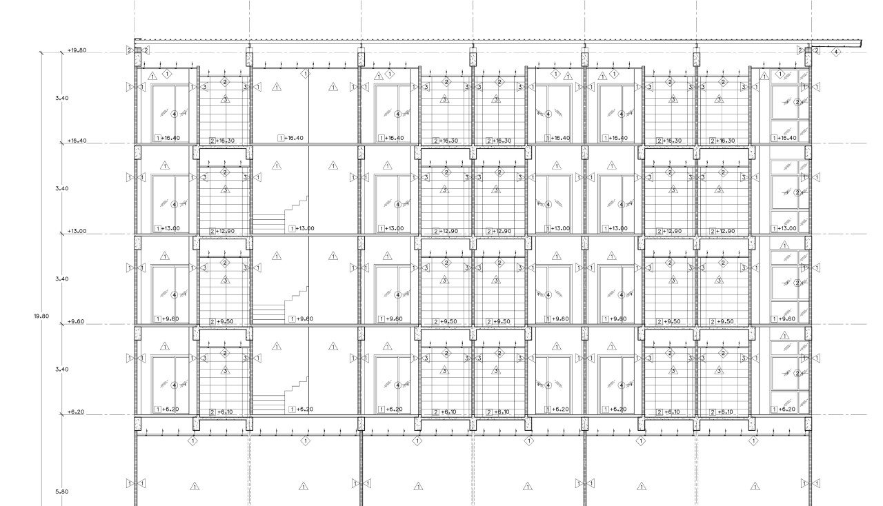 floor plan designed building drawing